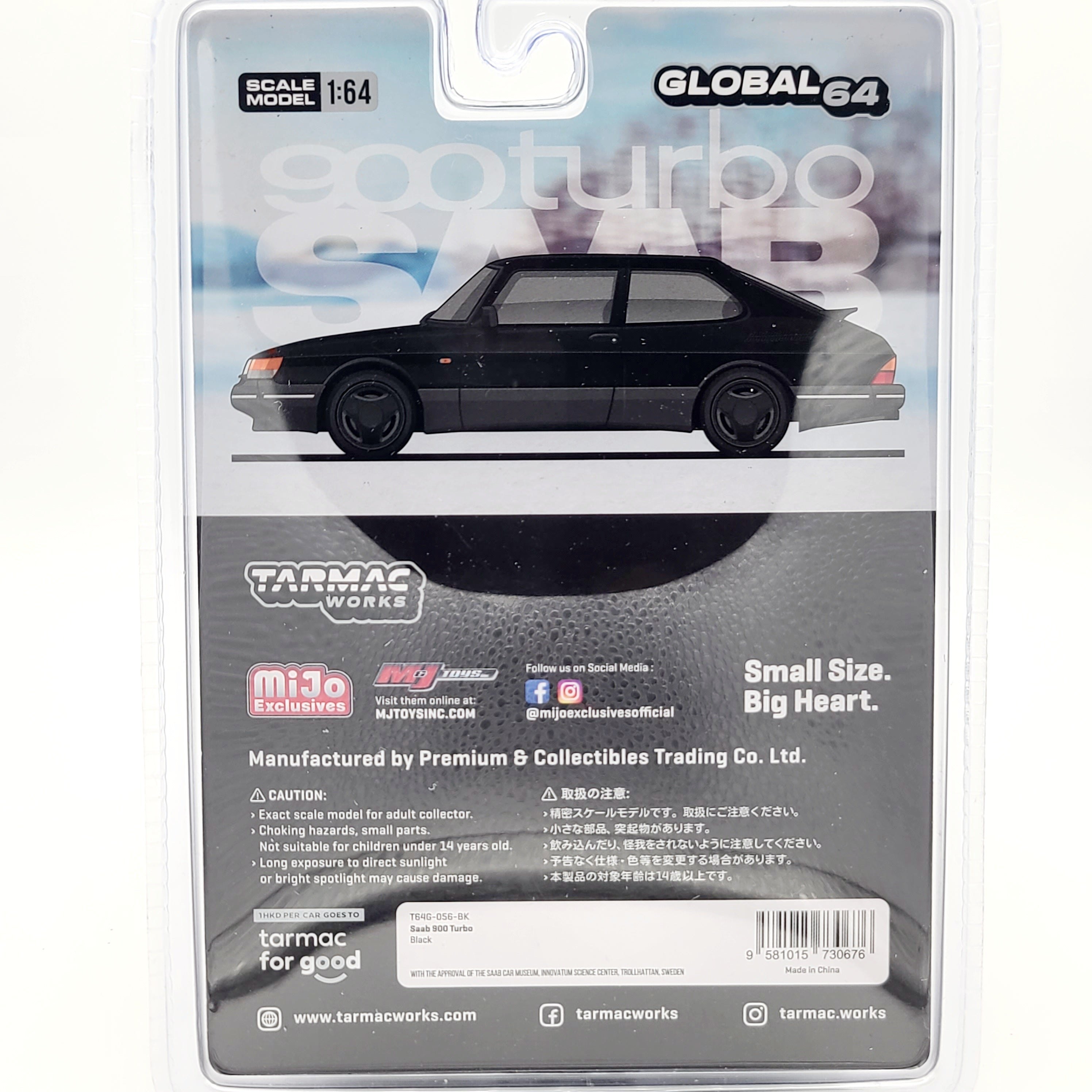 Tarmac Works Saab 900 Turbo - 1:64 scale (2024 Global64 - MiJo Exclusives)